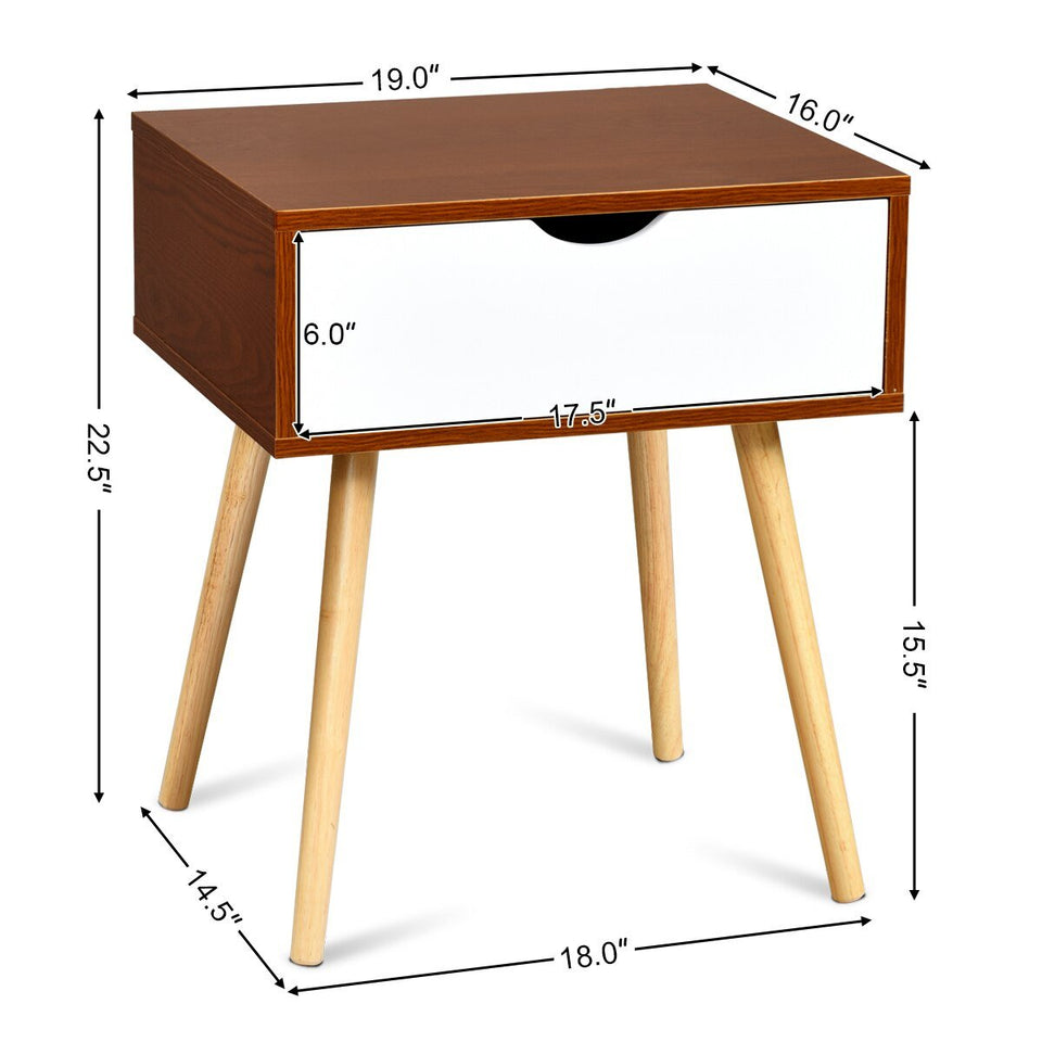 Modern Nightstand End Side