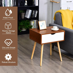 Modern Nightstand End Side