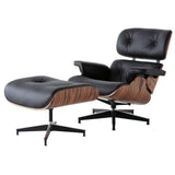 Modern Classic Lounge Chair with Ottoman