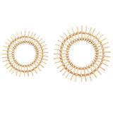 Rattan Sunburst Mirror