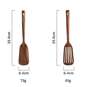 Natural Wood Tableware Set