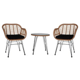 Modern 3-Peice Patio Set