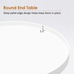 Round Sofa End Table