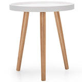 Round Sofa End Table