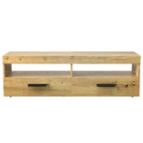 Natural Wood TV Stand