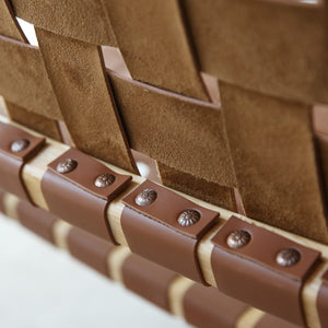 Leather Woven Chair