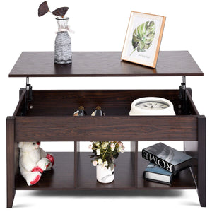 Lift Top Coffee Table w/ Hidden Compartment